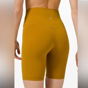 Lululemon Align 10” shorts- Gold